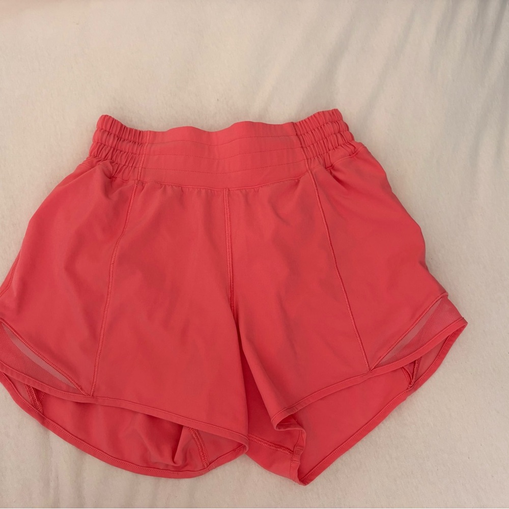 Women’s Coral-Pink Athletic Shorts - Lululemon